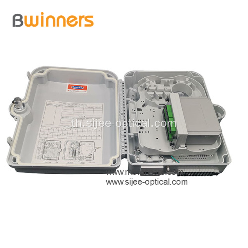 1X16 PLC กล่องแยกไฟเบอร์การเข้าถึงเทอร์มินัลสำหรับ FTTH